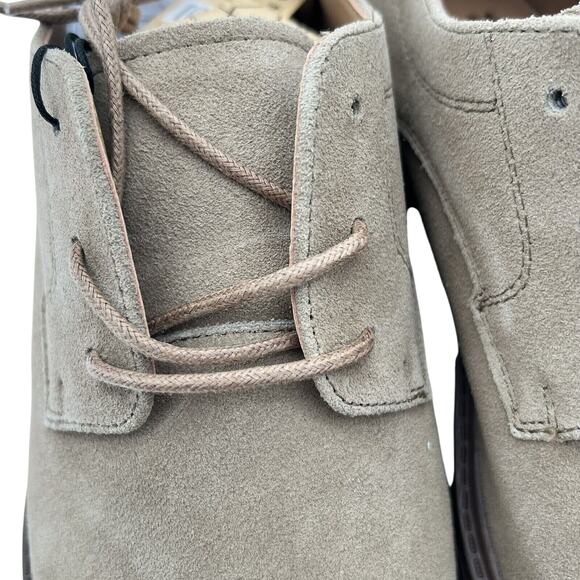 Madden NYC Mens Oxford Leather Taupe Lace Up Suede Low Top Dress Shoes Size 10. - Picture 13 of 16